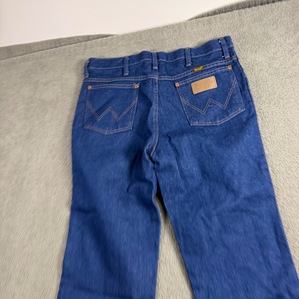 Wrangler Mens 936PWD Cowboy Cut Slim Fit Straight Leg Jeans Blue 32x32